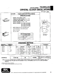 Datasheet HCM1114AZ производства Неопределенные