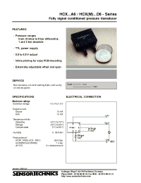 Datasheet HCX001D6H manufacturer Неопределенные