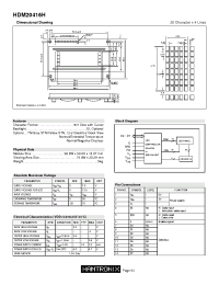 Datasheet HDM20416H manufacturer Неопределенные