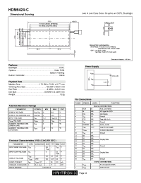 Datasheet HDM6424-C manufacturer Неопределенные