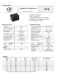 Datasheet HF86DNILNIL manufacturer Неопределенные