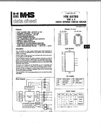 Datasheet HM1-65788M-2 manufacturer Неопределенные