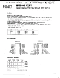 Datasheet HM9101AY manufacturer Неопределенные