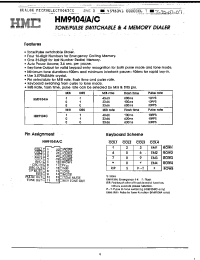 Datasheet HM9104A manufacturer Неопределенные