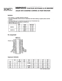 Datasheet HM9121C manufacturer Неопределенные