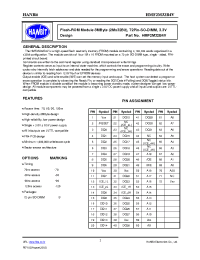 Datasheet HMF2M32B4V-70 manufacturer Неопределенные