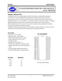 Datasheet HMN12816D-85 manufacturer Неопределенные