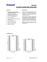 Datasheet HP7501-A36 manufacturer Неопределенные