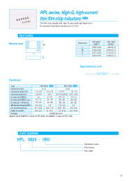 Datasheet HPL1005 manufacturer Неопределенные