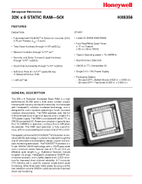 Datasheet HX6356-EFC manufacturer Неопределенные