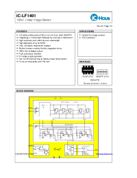 Datasheet IC-LF1401 manufacturer Неопределенные
