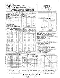 Datasheet ICTE-10 manufacturer Неопределенные