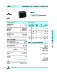 Datasheet JZC-7FF manufacturer Неопределенные