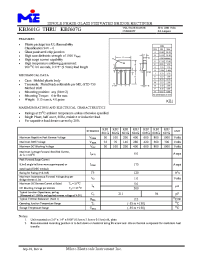 Datasheet KBJ605G manufacturer Неопределенные