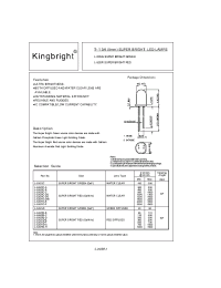 Datasheet L-53SRD-D manufacturer Неопределенные