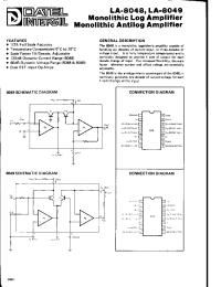 Datasheet LA8048 manufacturer Неопределенные