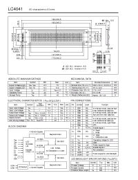 Datasheet LC4041 manufacturer Неопределенные