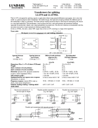 Datasheet LL1570XL manufacturer Неопределенные