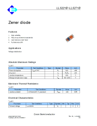 Datasheet LL5230B manufacturer Неопределенные