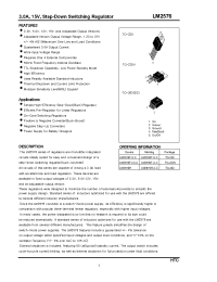 Datasheet LM2576R-5.0 manufacturer Неопределенные