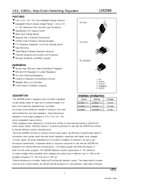 Datasheet LM2596R-15 manufacturer Неопределенные