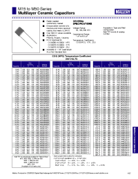 Datasheet M15G2202 manufacturer Неопределенные