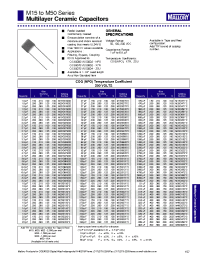 Datasheet M15G479D2 manufacturer Неопределенные