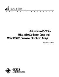 Datasheet MSM98S000 manufacturer Неопределенные