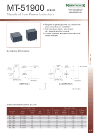 Datasheet MT-51900 manufacturer Неопределенные