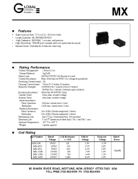 Datasheet MX-12 производства Неопределенные