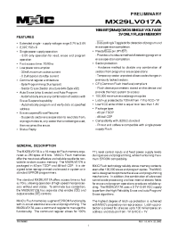 Datasheet MX29LV017AXBI-70 производства Неопределенные