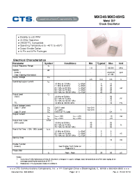 Datasheet MXO45-6C manufacturer Неопределенные