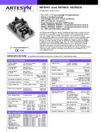 Datasheet NFS40-7605 manufacturer Неопределенные