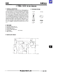 Datasheet NJM78L05UA manufacturer Неопределенные