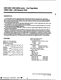 Datasheet NN514256AJ-45 manufacturer Неопределенные