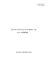 Datasheet NSPB520S производства Неопределенные