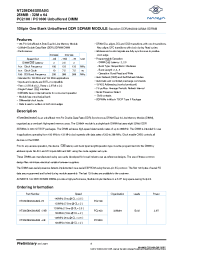 Datasheet NT256D64S88A0G-75B производства Неопределенные