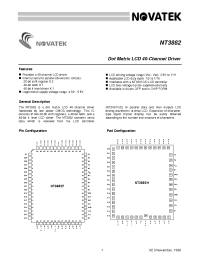 Datasheet NT3882 manufacturer Неопределенные