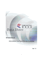 Datasheet NT68520XF manufacturer Неопределенные