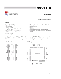 Datasheet NT6868AH-10088 manufacturer Неопределенные