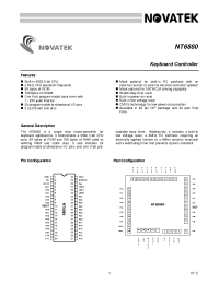 Datasheet NT6880H manufacturer Неопределенные