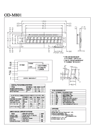 Datasheet OD-M801 manufacturer Неопределенные