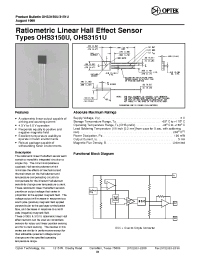 Datasheet OHS3151U manufacturer Неопределенные