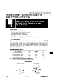 Datasheet OM6106SC manufacturer Неопределенные