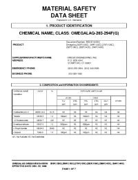 Datasheet OMEGALAQ-263-294FG manufacturer Неопределенные