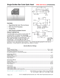 Datasheet OTBC-0480 manufacturer Неопределенные