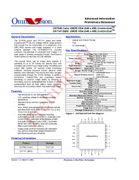 Datasheet OV7141 manufacturer Неопределенные