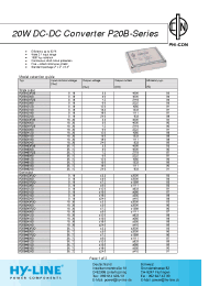 Datasheet P20B123R3D manufacturer Неопределенные