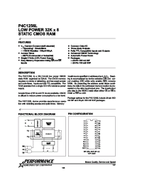Datasheet P4C1256L-70PI manufacturer Неопределенные
