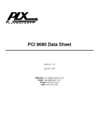 Datasheet PCI9060 manufacturer Неопределенные